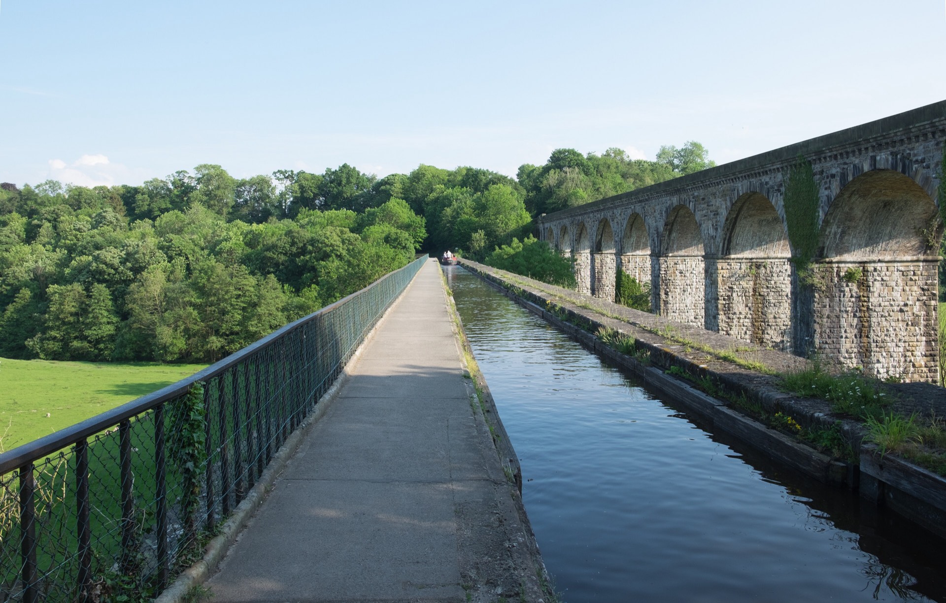 Chirk Aqueduct on the Llangollen Canal